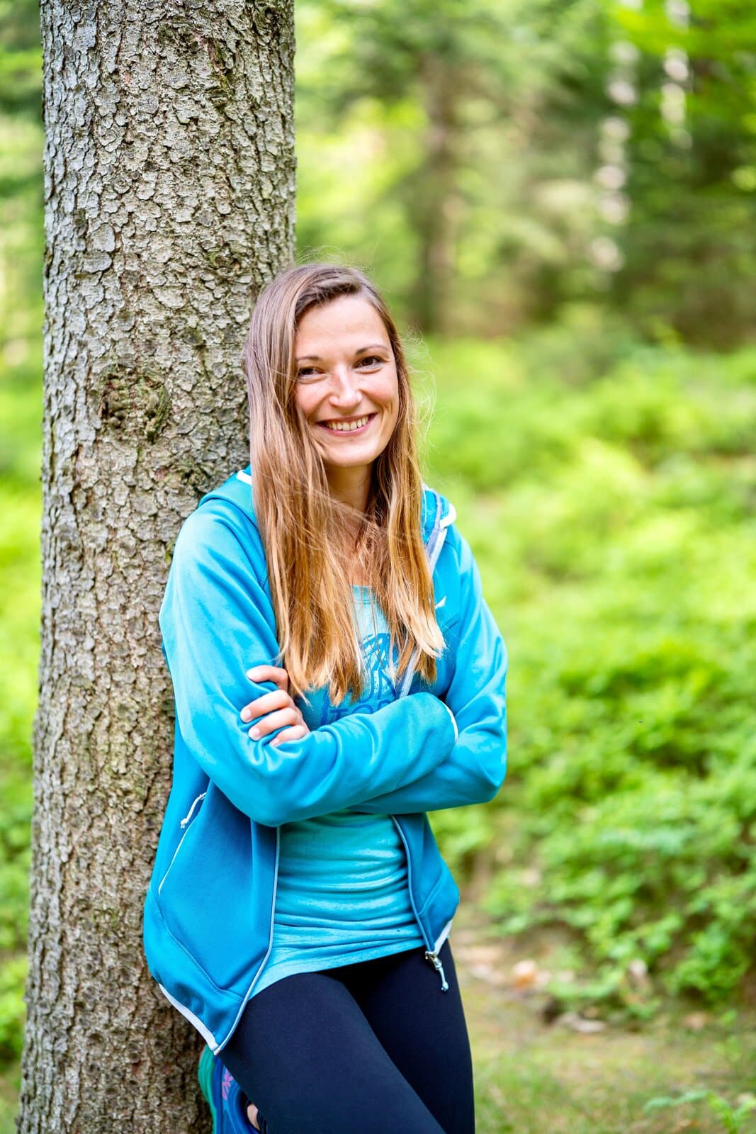 Verena Häußler, Physiotherapeutin, Portrait in natürlichem Licht